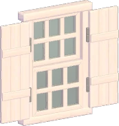 Bountiful Lattice Casement Window