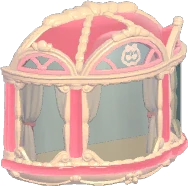 Cream Arched Bay Window