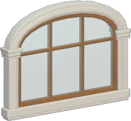 European Large Arched Window