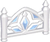 Barandal calado de palacio de hielo
