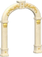 Gran portal de arco de señorío