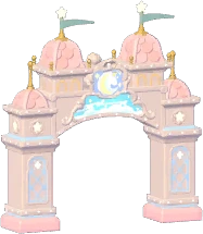 Arco castillo del parque