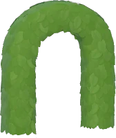 Arco vegetal de colores