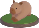 Adult Capybara Ornament