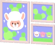 Alpaca Family Wall Art