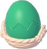 Aquamarine Cracked Egg