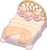 Artful Rattan Double Bed