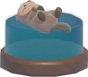 Back-Lying Sea Otter Ornament