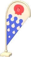 Beach Octopus Advertising Flag