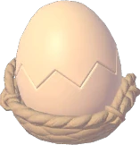 Beige Cracked Egg