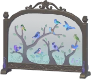 Bird Flock Glass Screen