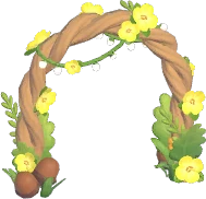 Arco com Cipós de Carvalho