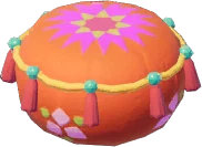 Almofada de Meditação Dourada