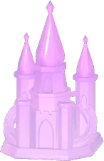 Adorno de castillo de hielo
