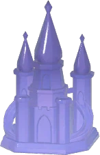 Adorno de castillo de hielo