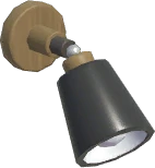 Arandela Madeirada Minimalista