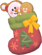 Adorno colgante de calcetín de Navidad