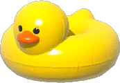 Almofada Inflável de Patinho Amarelo