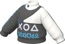 Alphabet Turtleneck Sweatshirt