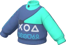 Alphabet Turtleneck Sweatshirt