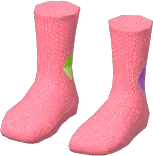 Argyle Crew Socks