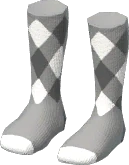 Argyle Knee Socks