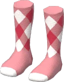 Argyle Knee Socks