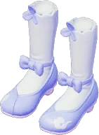 Auspicious Bow Sock Shoes