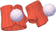 Auspicious Pom-Pom Gloves