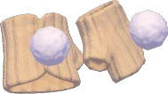 Auspicious Pom-Pom Gloves