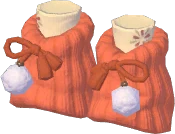 Auspicious Pom-Pom Socks