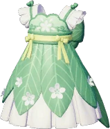 Bamboo Leaves Fragrance Dress