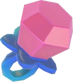 Anillo de diamantes de caramelo