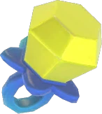 Anillo de diamantes de caramelo