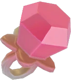 Anillo de diamantes de caramelo