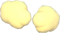 Aretes de felpa nube