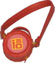 "Fu" Character Round Bag