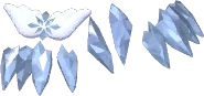 Armadura de mariposa de hielo