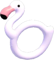 Acessório de Cabeça Inflável de Flamingo