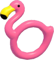 Acessório de Cabeça Inflável de Flamingo