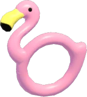 Acessório de Cabeça Inflável de Flamingo