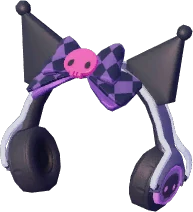 Auriculares diadema de Kuromi