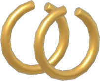Aretes de aro grande