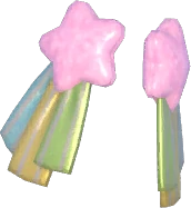 Aretes con borlas iridiscentes