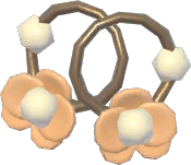 Aretes de orquídeas