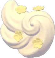 Ala derecha glaseada de crema