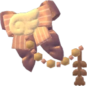 Antifaz con lazo de pluma voladora