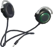 Auriculares retro con gancho