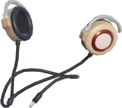 Auriculares retro con gancho