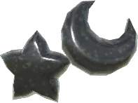 Aretes de luna y estrella